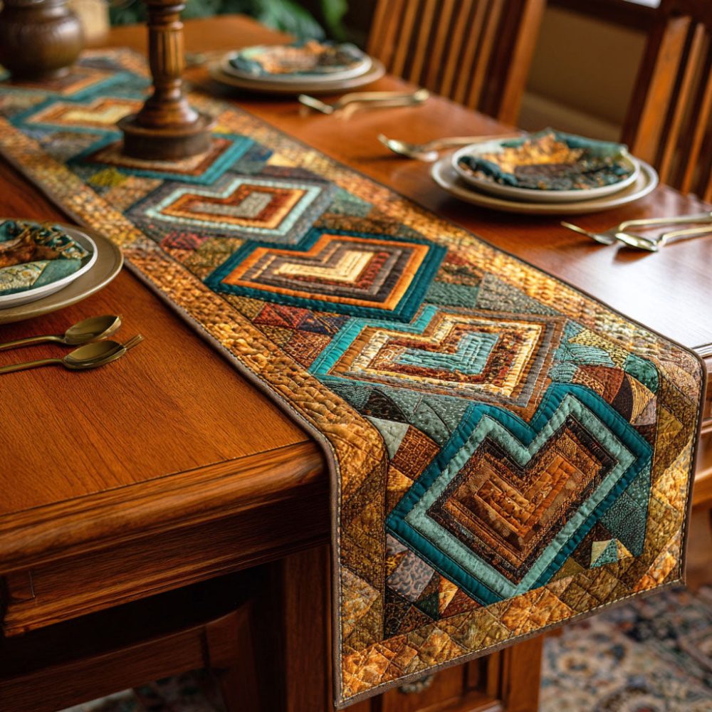 Desert Hearts Quilted Table Runner