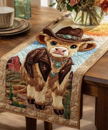 Desert Highland Quilted Table Runner