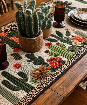 Desert Jewel Quilted Table Runner