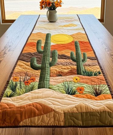Desert Landscape Quilted Table Runner