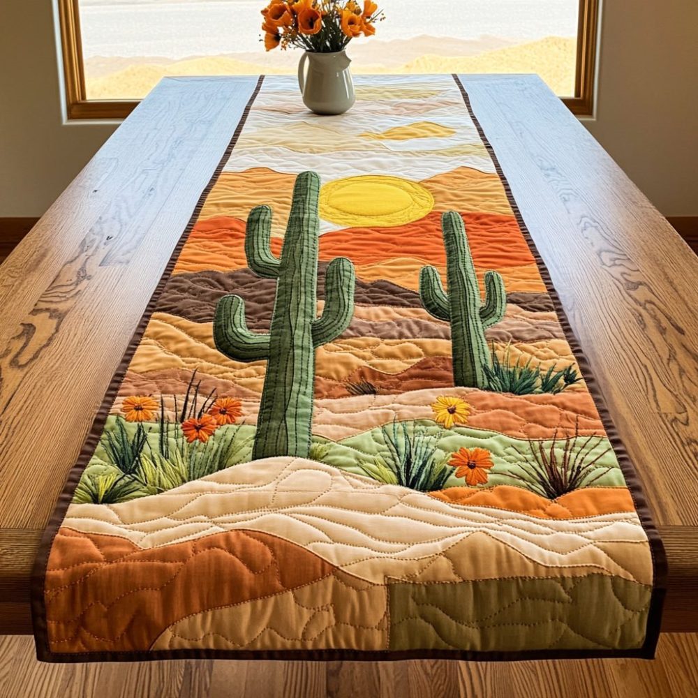 Desert Landscape Quilted Table Runner