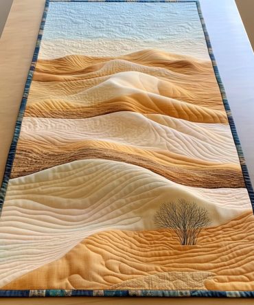 Desert Mirage Quilted Table Runner