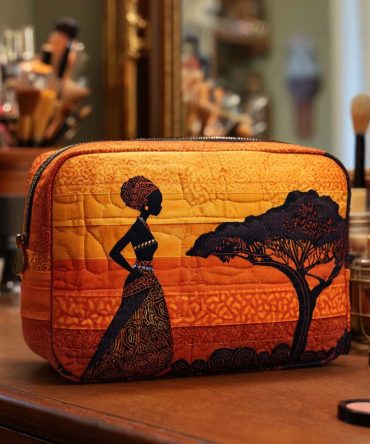 Desert Muse Quilted Makeup Bag