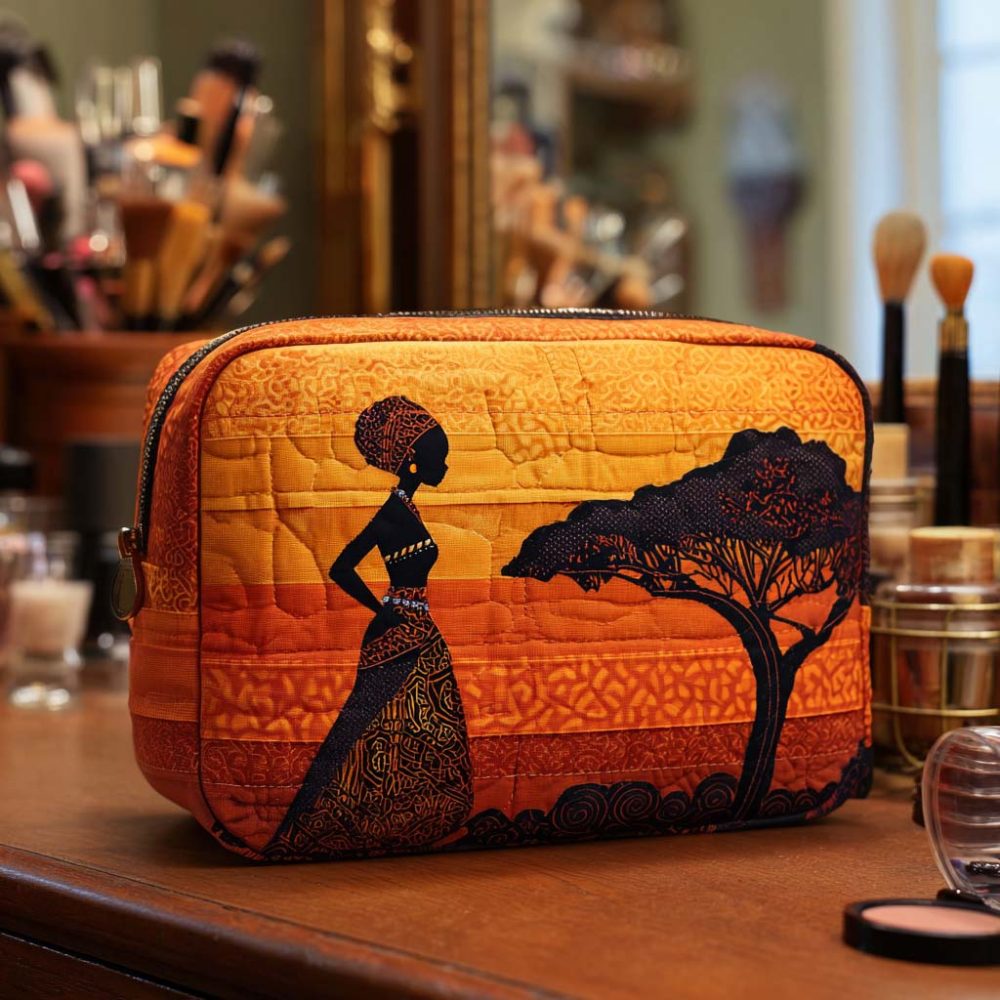 Desert Muse Quilted Makeup Bag