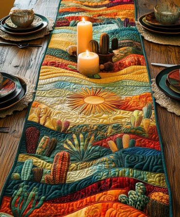Desert Radiance Quilted Table Runner