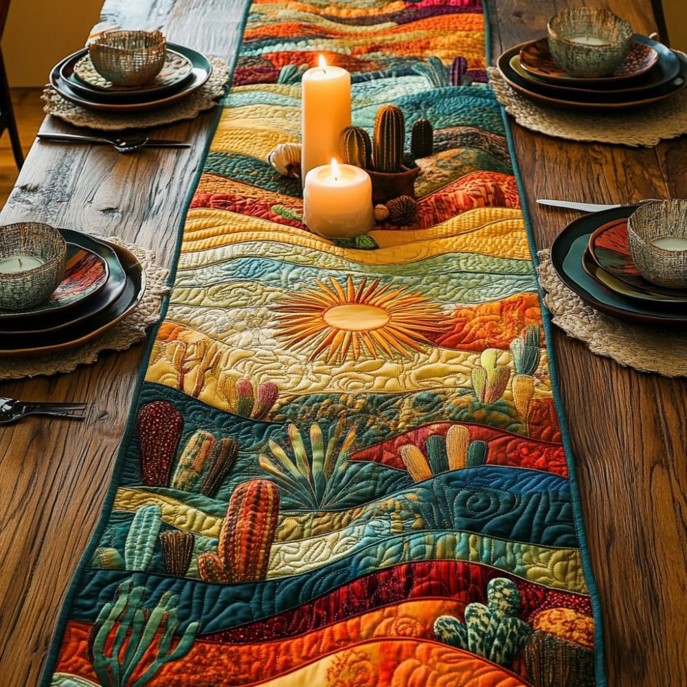 Desert Radiance Quilted Table Runner