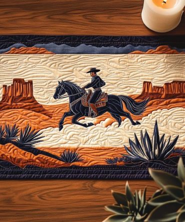 Desert Rider Quilted Table Runner