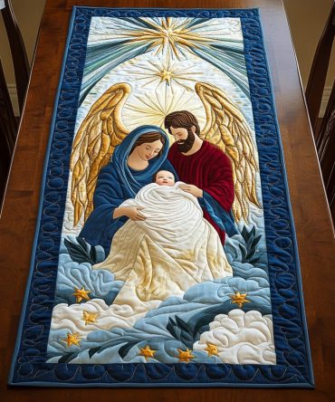 Divine Glow Quilted Table Runner