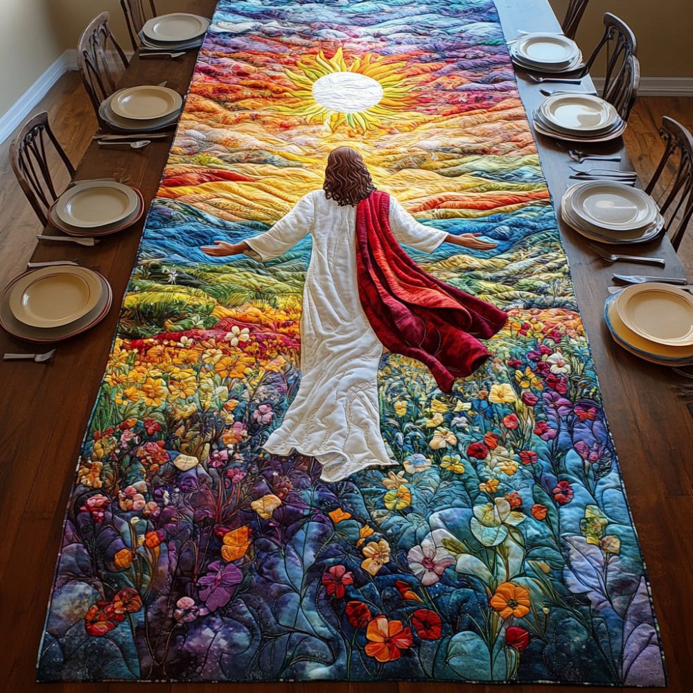 Divine Light Quilted Table Runner