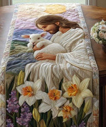 Divine Love Quilted Table Runner