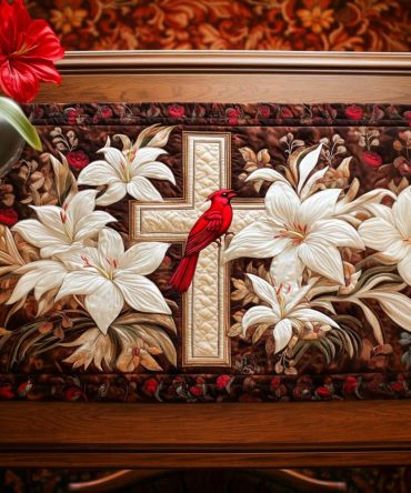 Divine Messenger Quilted Table Runner