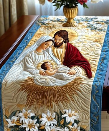 Divine Peace Quilted Table Runner