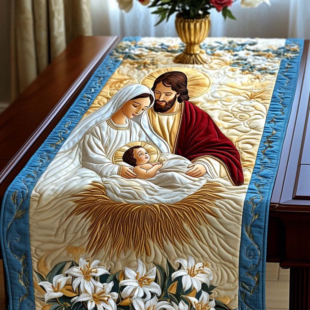 Divine Peace Quilted Table Runner