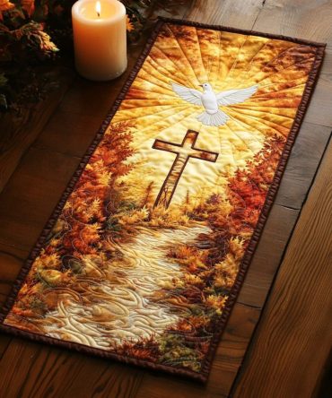 Divine Roots Quilted Table Runner