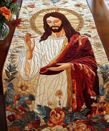 Divine Serenity Quilted Table Runner