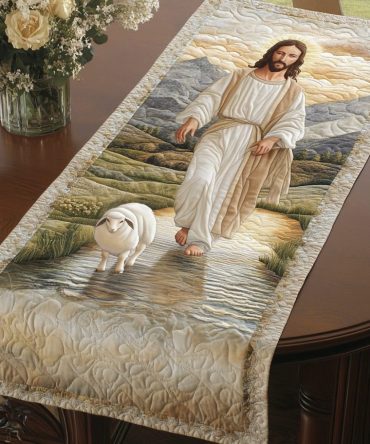 Divine Serenity Quilted Table Runner