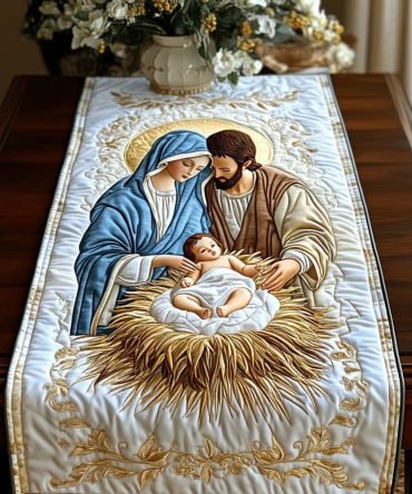 Divine Sunrise Quilted Table Runner