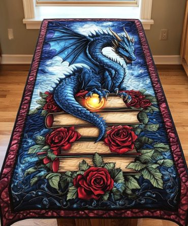 Dragon Breath Quilted Table Runner
