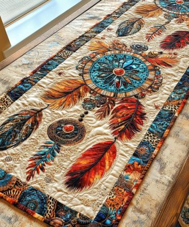 Dream Weaver Quilted Table Runner