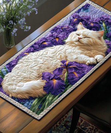 Dreamy Paws Quilted Table Runner