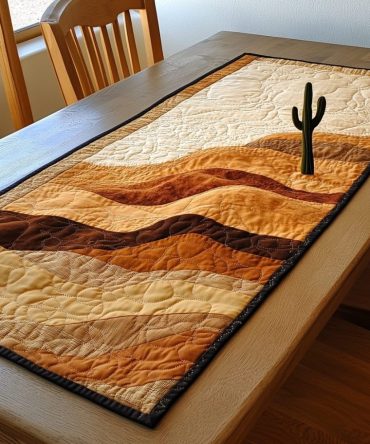 Dune Serenity Quilted Table Runner