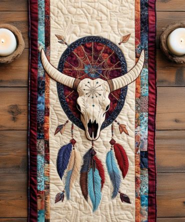 Earthbound Patterns Quilted Table Runner