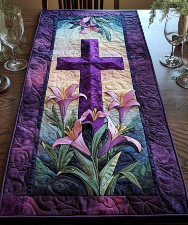 Easter Bliss Quilted Table Runner