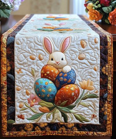 Easter Quilted Table Runner