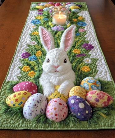 Easter Delight Quilted Table Runner