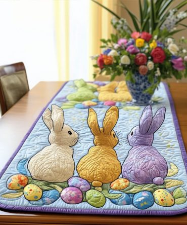 Easter Gathering Quilted Table Runner