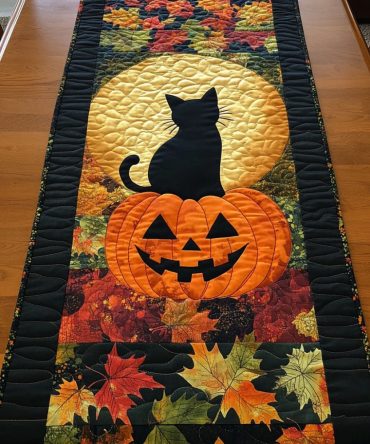 Eerie Enchantment Quilted Table Runner