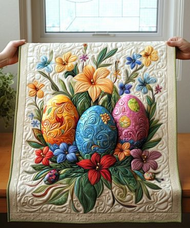 Egg-Citing Festivities Quilted Table Runner