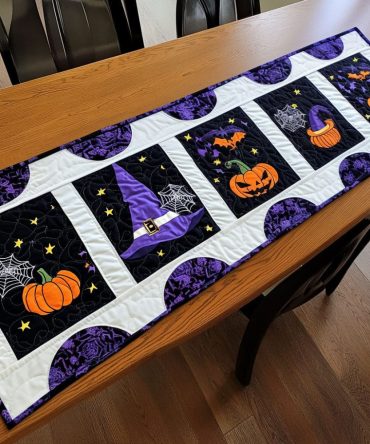 Enchanted Evening Quilted Table Runner