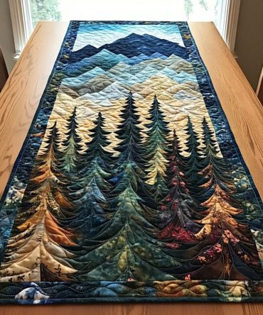 Enchanted Forest Quilted Table Runner