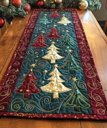 Enchanted Grove Quilted Table Runner