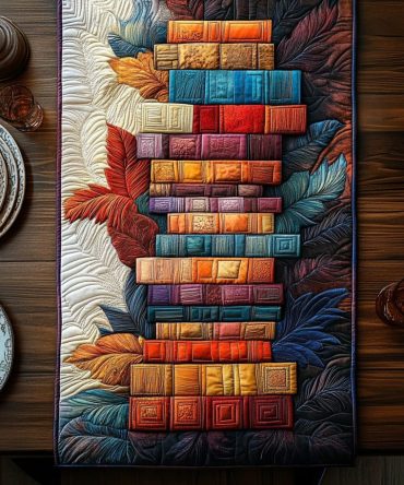 Enchanted Library Quilted Table Runner