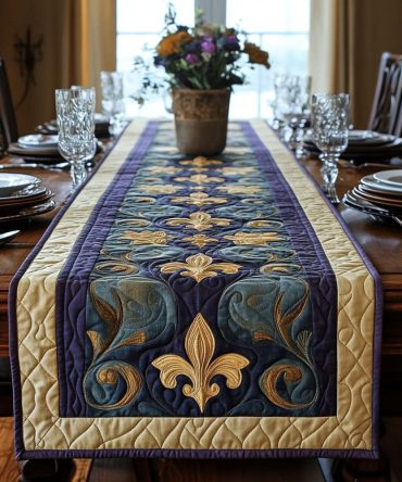 Enchanted Lily Quilted Table Runner