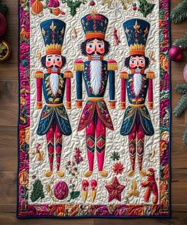 Enchanted Nutcracker Quilted Table Runner