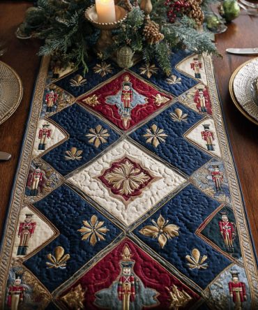 Enchanted Winter Quilted Table Runner