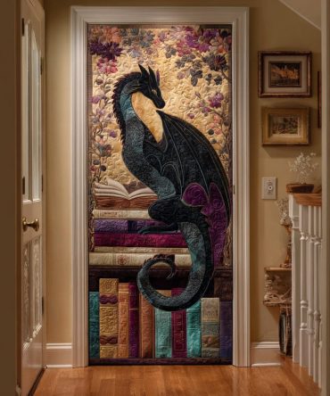 Epic Dragon Quilted Door Cover