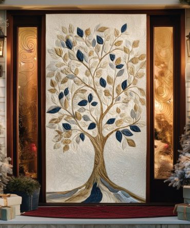 Eternal Balance Quilted Door Cover