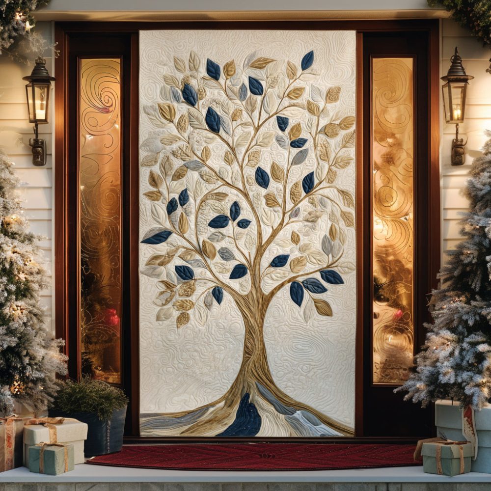 Eternal Balance Quilted Door Cover