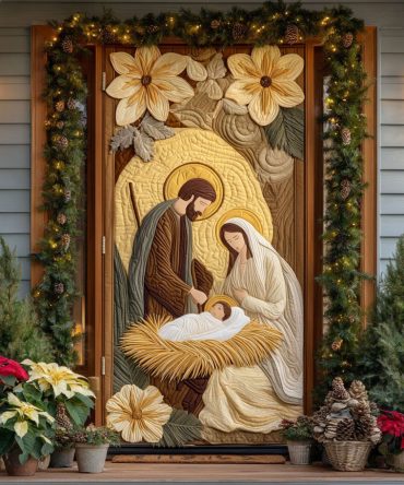 Eternal Blessing Quilted Door Cover