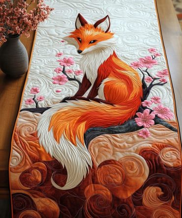 Eternal Fox Quilted Table Runner