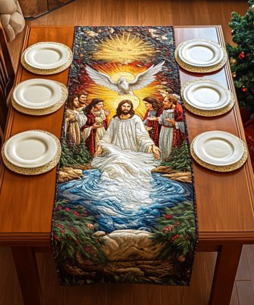 Eternal Grace Quilted Table Runner