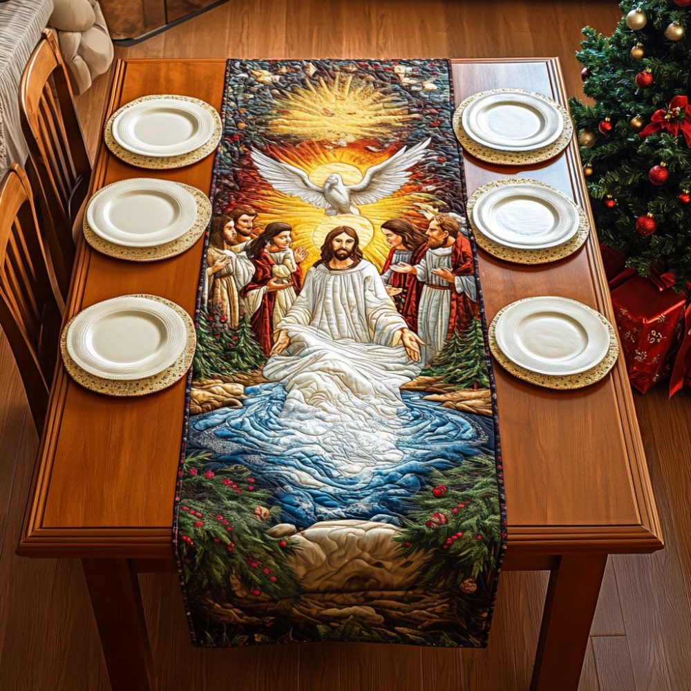 Eternal Grace Quilted Table Runner