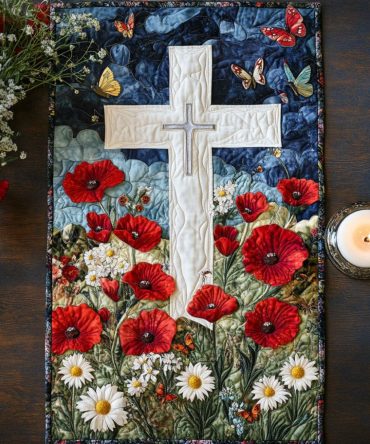 Eternal Gratitude Quilted Table Runner