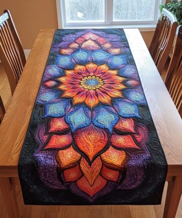 Eternal Harmony Quilted Table Runner