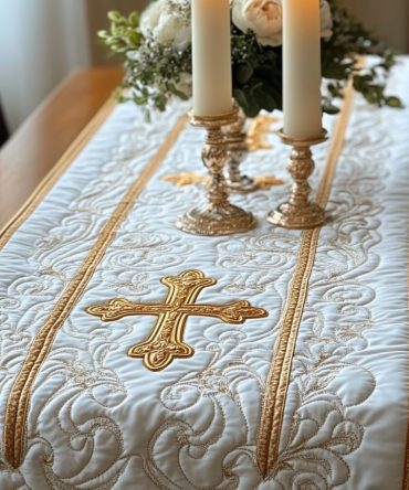 Eternal Light Quilted Table Runner