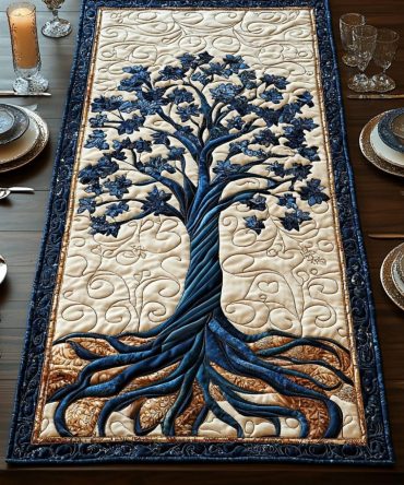 Eternal Roots Quilted Table Runner